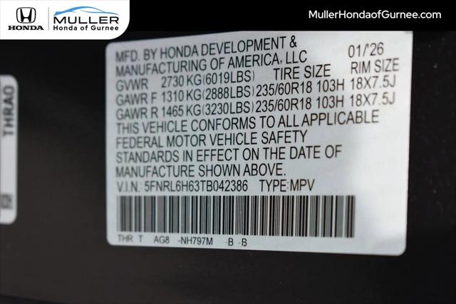 2026 Honda Odyssey EX-L