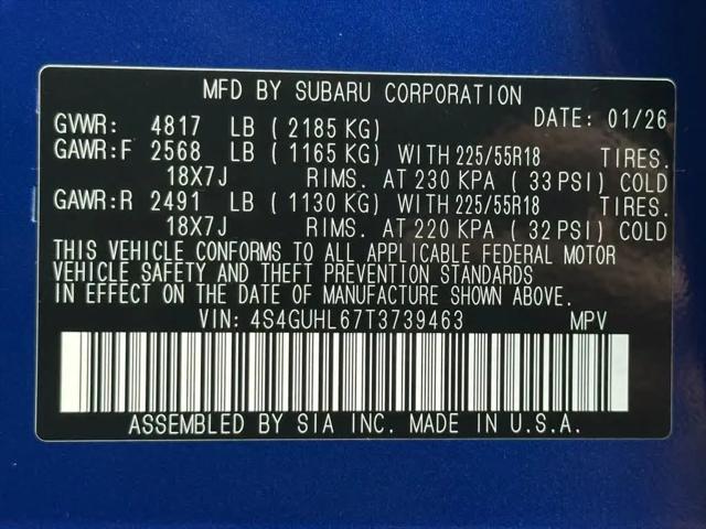 2026 Subaru Crosstrek Limited