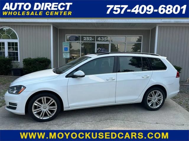 2015 Volkswagen Golf SportWagen TDI SE 4-Door for sale in Moyock, NC