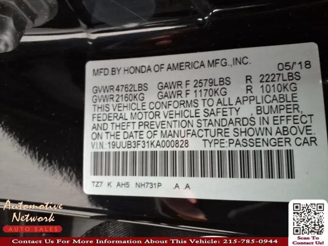 2019 Acura TLX Standard