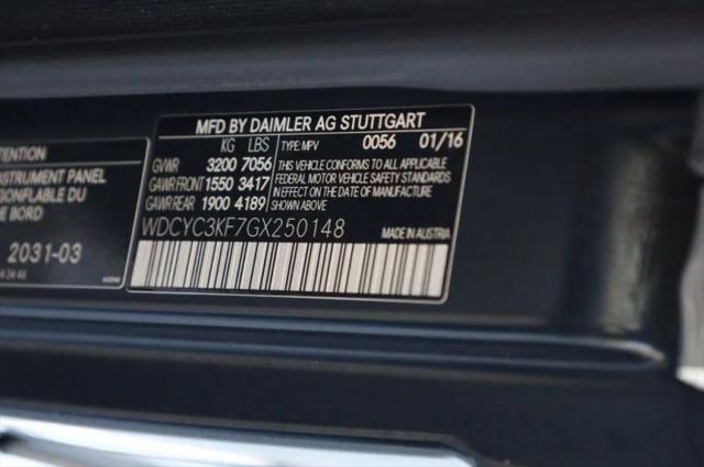 2016 Mercedes-Benz G 550 4MATIC