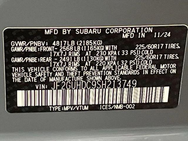 2025 Subaru Crosstrek Premium