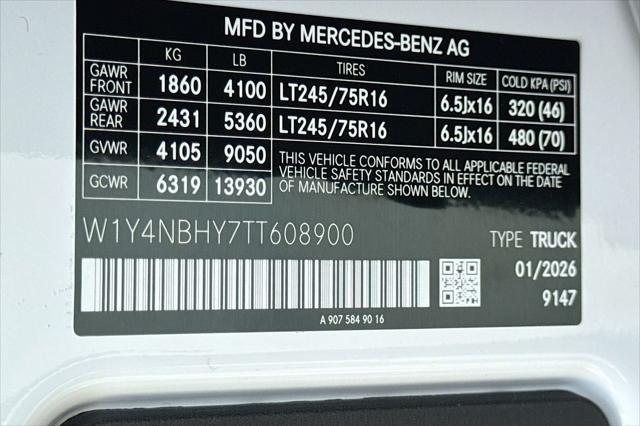 2026 Mercedes-Benz Sprinter 2500 Standard Roof 4-Cyl Diesel HO