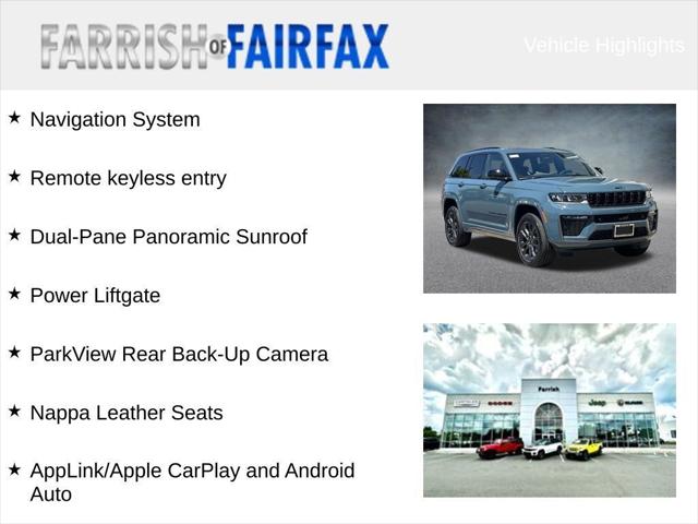 2026 Jeep Grand Cherokee GRAND CHEROKEE LIMITED RESERVE 4X4 2026 Jeep Grand Cherokee GRAND CHEROKEE LIMITED RESERVE 4X4