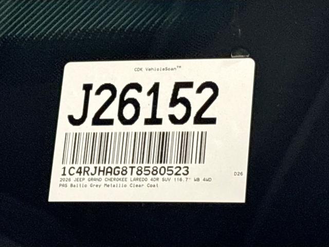 2026 Jeep Grand Cherokee Laredo 4x4