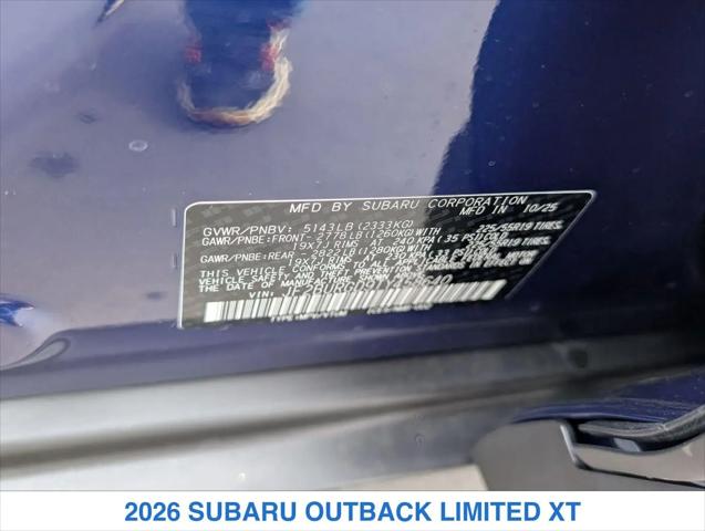 2026 Subaru Outback Limited XT