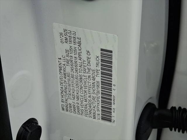 2026 Honda Ridgeline Black Edition