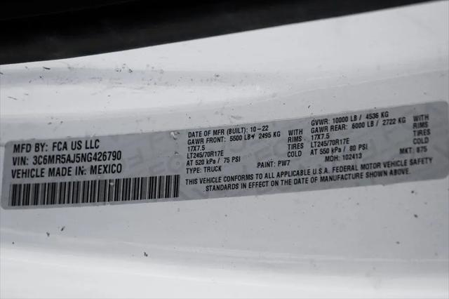 2022 Ram 2500 Tradesman Regular Cab 4x4 8' Box