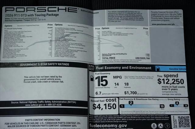 2026 Porsche 911 GT3