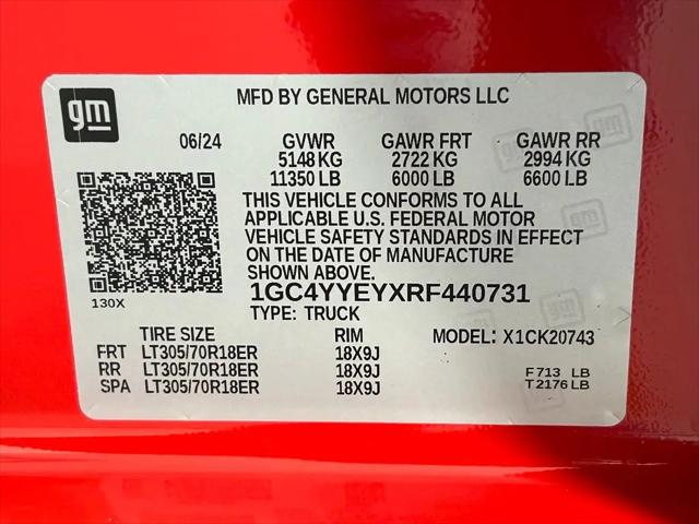 2024 Chevrolet Silverado 2500HD 4WD Crew Cab Standard Bed ZR2