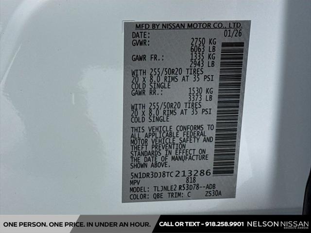 2026 Nissan Pathfinder Platinum