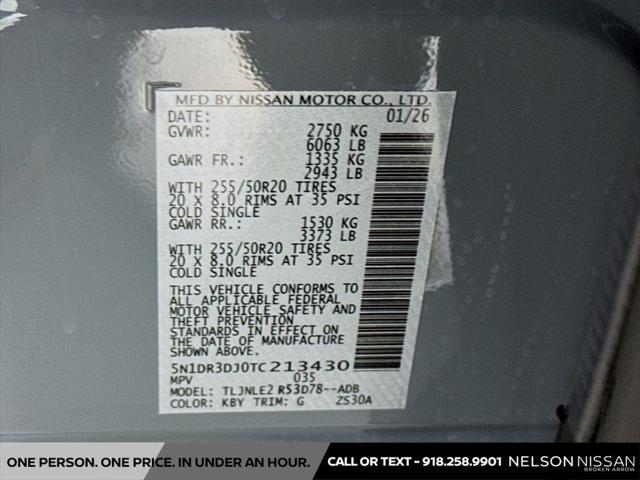 2026 Nissan Pathfinder Platinum