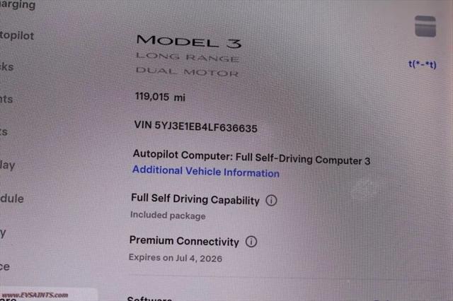 2020 Tesla Model 3 Long Range Dual Motor All-Wheel Drive
