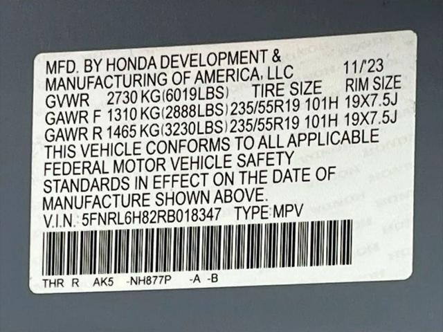 2024 Honda Odyssey Touring