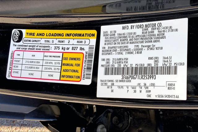 Used 2020 Ford Fusion For Sale in Lubbock, TX