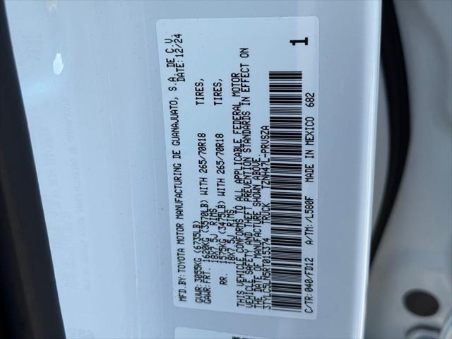 2024 Toyota Tacoma TRD Off Road
