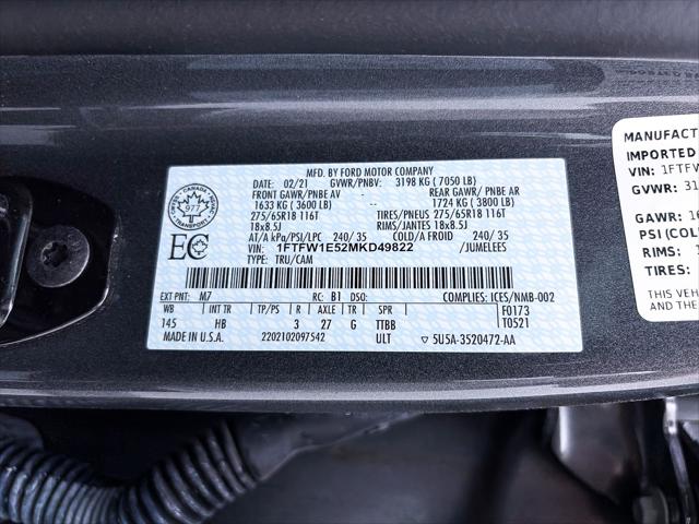 2021 Ford F-150 LARIAT