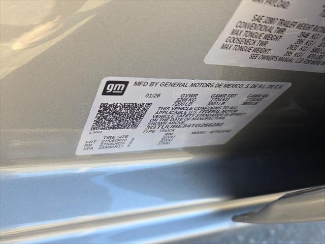 2026 GMC Sierra 1500 Crew Cab, Standard Bed, SLE, 4WD