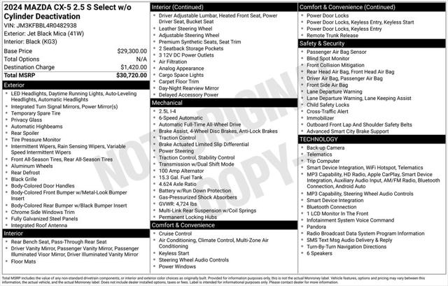 2024 Mazda CX-5 2.5 S Select