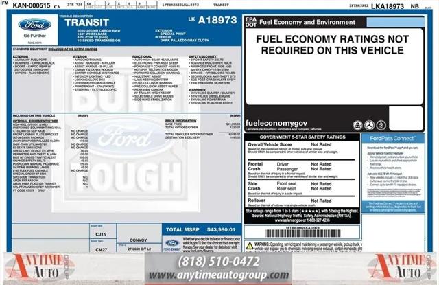 2020 Ford Transit Cargo Van T-250