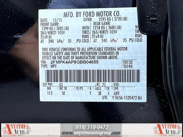 2016 Ford Edge Sport