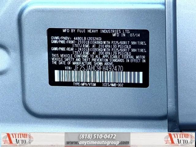 2015 Subaru Forester 2.5i Limited
