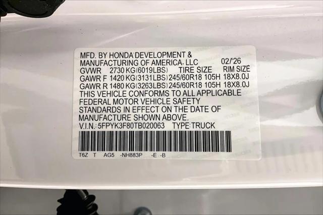 2026 Honda Ridgeline Black Edition