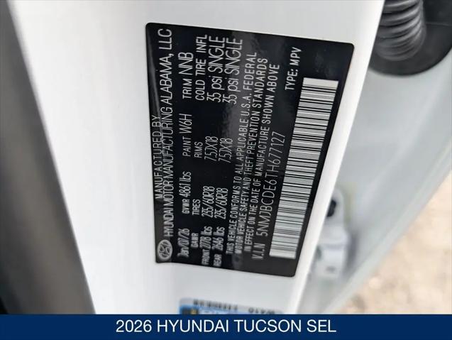 2026 Hyundai Tucson SEL