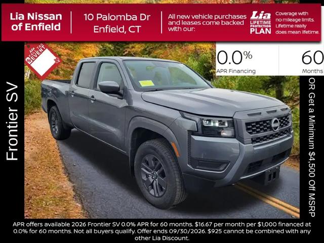 2026 Nissan Frontier Crew Cab Long Bed SV 4x4 for sale in Enfield, CT