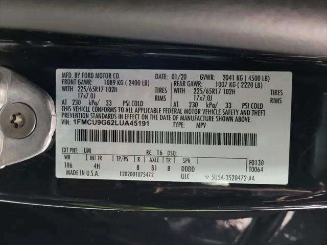 2020 Ford Escape SE