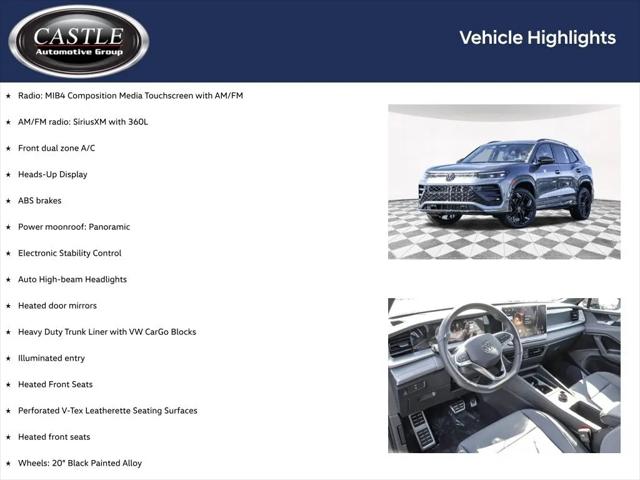 2026 Volkswagen Tiguan SE R-Line Black