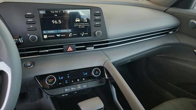2026 Hyundai Elantra Hybrid Blue