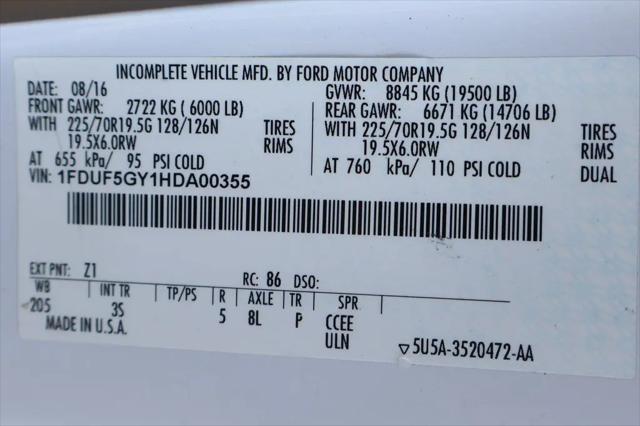 2017 Ford F-550 XLT