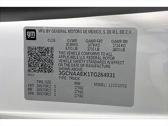 2026 Chevrolet Silverado 1500 2WD Regular Cab Standard Bed WT
