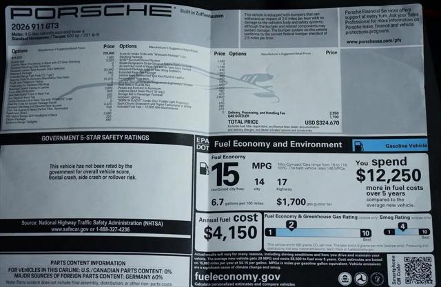 2026 Porsche 911 GT3