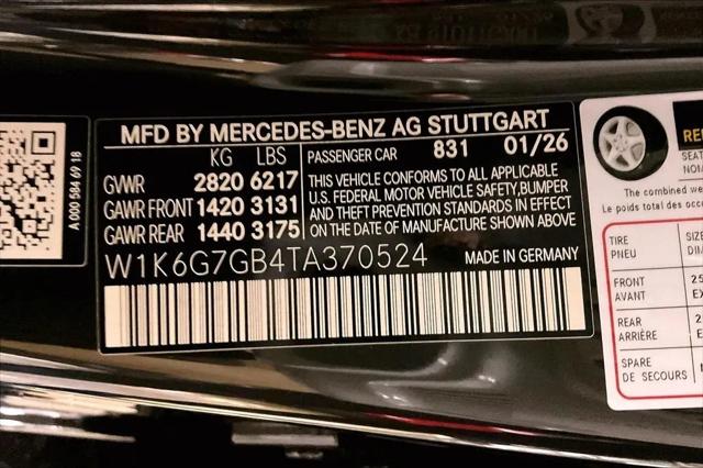 2026 Mercedes-Benz S 580 4MATIC