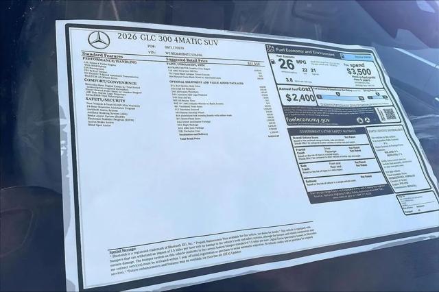 2026 Mercedes-Benz GLC GLC 300
