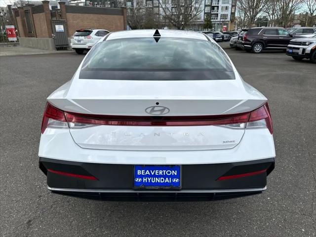 2026 Hyundai Elantra Hybrid Blue