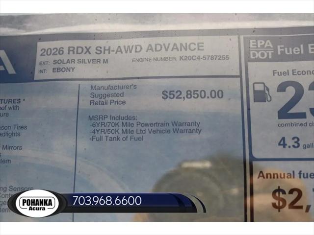 2026 Acura RDX Advance