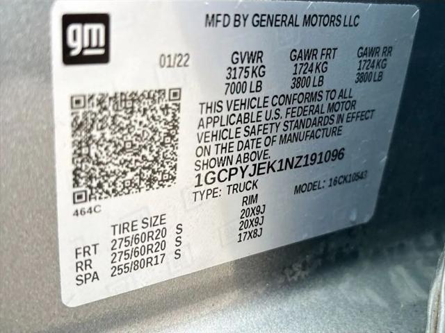 2022 Chevrolet Silverado 1500 4WD Crew Cab Short Bed LT with 2FL
