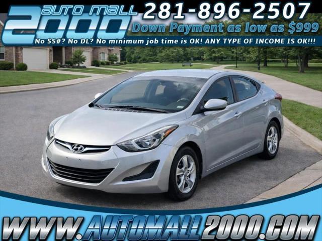 2014 Hyundai Elantra SE for sale in Houston, TX