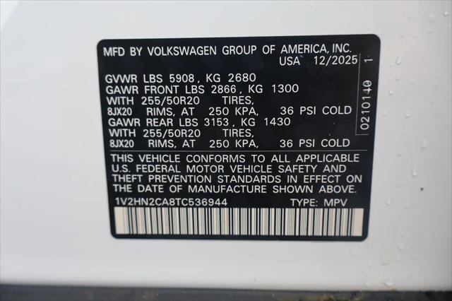 2026 Volkswagen Atlas SE with Technology