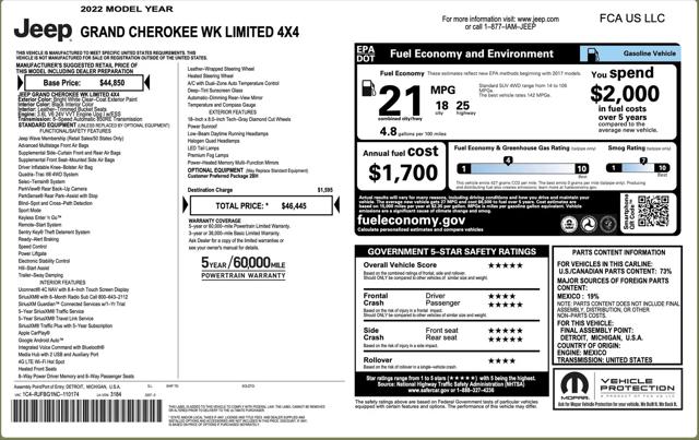 2022 Jeep Grand Cherokee Limited 4x4