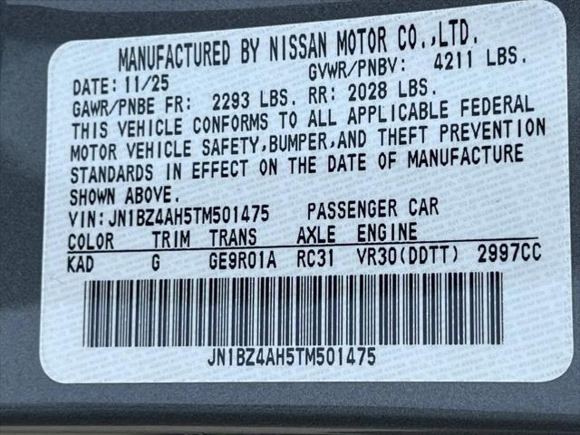 2026 Nissan Z Sport