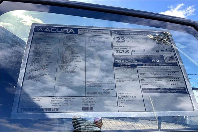 2026 Acura RDX w/A-Spec Package