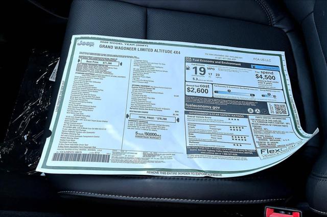 2026 Jeep Grand Wagoneer Limited Altitude 4x4