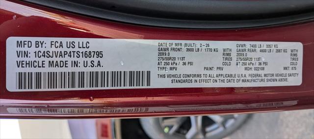 2026 Jeep Grand Wagoneer Upland