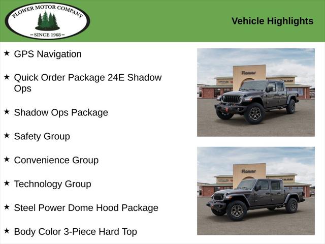 2026 Jeep Gladiator GLADIATOR SHADOW OPS 4X4