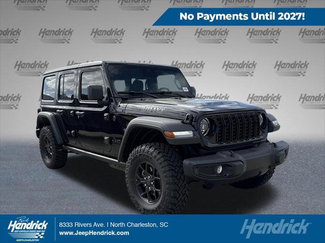2026 Jeep Wrangler 4-Door Willys 4x4 for sale in North Charleston, SC