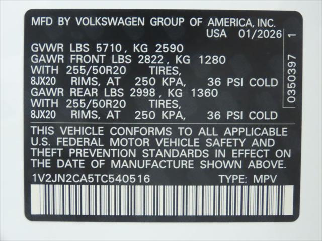 2026 Volkswagen Atlas SE with Technology